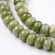 Chapelets de perles de jade naturel G-O162-04-5x8mm-3