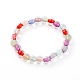 Ensemble de bracelets en perles acryliques transparents pour mère et enfants BJEW-JB06511-2
