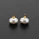 ABS Kunststoff Nachahmung Perlen Charms KK-N242-021-3