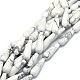 Natürliche Howlith Perlen Stränge G-E576-35-1