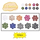 1500 Stück 10 Farben dunkle Farben umweltfreundliche handgefertigte Fimo-Perlen CLAY-YW0001-37B-2