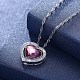 925 Sterling Silver Pendant Necklaces NJEW-BB30719-6