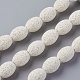 Brins de perles de pierre de lave naturelle G-F671-03B-01-1