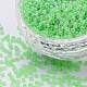 ガラスシードビーズ  セイロン  ラウンド  淡緑色  2mm  穴：1mm  約30000個/ポンド SEED-A011-2mm-144-1