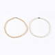 Shell collane di perle perline NJEW-I224-A-1