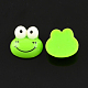 Mixed Color Flatback Resin Frog Cabochons for Nursery Children Room Decoration X-CRES-S243-M-2