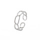 304 anello per polsino avvolgente ovale aperto in acciaio inossidabile per donna RJEW-S405-192P-3