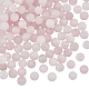 Olycraft environ 124 pièce de perles de quartz rose givré de 6 mm G-OC0003-57B-1