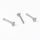 Star 304 Stainless Steel Nose Studs Nose Piercing Jewelry AJEW-L056-02-2