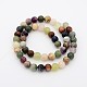 Natural & Synthetic Mixed Gemstone Beads Strands G-P070-26-8mm-2