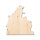 Grands pendentifs en bois imprimé simple face WOOD-I010-04C-2