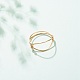 Copper Wire Wrap Finger Ring for Women RJEW-JR00479-01-2