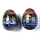 Собранная натуральная красная яшма и топаз нефрит и тигровый глаз и зеленый авантюрин и голубая точечная яшма и лазурит и аметист яичный камень G-S375-002-2