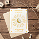 塩ビプラスチックスタンプ  DIYスクラップブッキング用  装飾的なフォトアルバム  カード作り  スタンプシート  ラウンド  16x11x0.3cm DIY-WH0167-56-1130-3