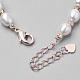 Natural Pearl Bracelets BJEW-Q694-03-3