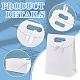Прямоугольные бумажные подарочные пакеты ABAG-WH0048-08B-04-5