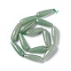 Natürlichen grünen Aventurin Perlen Stränge G-I328-05-3
