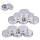 BENECREAT 30 Pcs 15ml Aluminum Tin Jars CON-BC0004-07P-15ml-1
