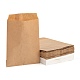 100本2色ホワイト＆ブラウンクラフト紙袋  ハンドルなし  食品保存袋  18x13cm  50個/カラー CARB-LS0001-04-2