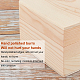 手作り石鹸を入れる木箱収納  スライドトップボックス  正方形  バリーウッド  10.95x11x7.85cm  内径：9.55x9.65のCM WOOD-WH0103-40-4