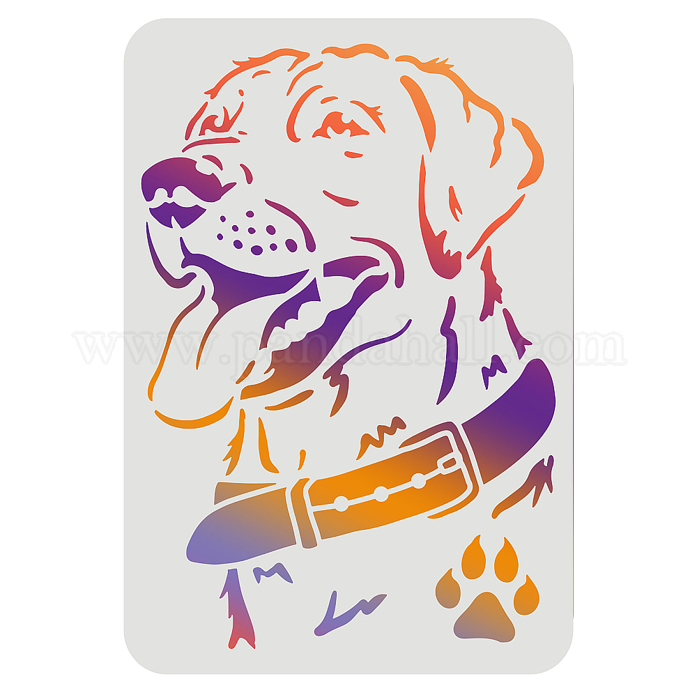 Shop FINGERINSPIRE Labrador Dog Stencil 29.7x21cm Labrador Retriever