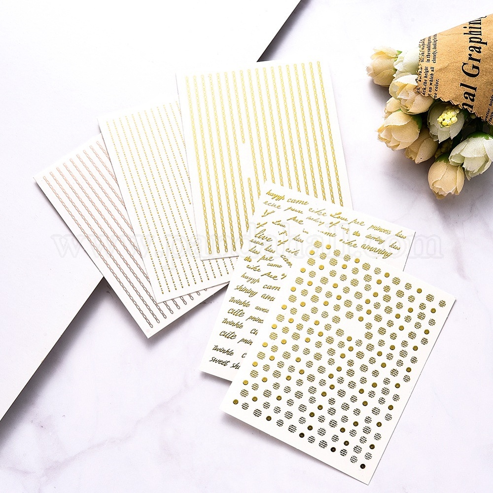 Wholesale Hot Stamping Nail Decals Stickers - Pandahall.com