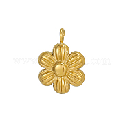 Подвески-цветы из нержавеющей стали 304 STAS-OY004-39G