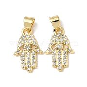 Латунные микро проложить кубического циркония подвески KK-Q068-46G