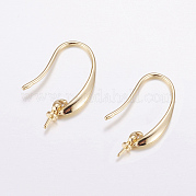 Латунные крючки для сережек KK-F714-03G