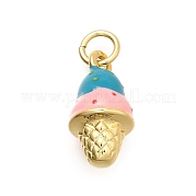 Латунь эмаль подвески KK-C087-12G