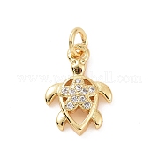 Латунные микро проложить кубического циркония подвески KK-C012-46G