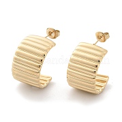 Серьги-гвоздики из нержавеющей стали 304 EJEW-H115-22G