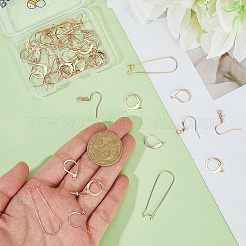 50 шт. 5 стиля фурнитуры для сережек из латуни и нержавеющей стали 304&nbsp;FIND-BBC0004-65
