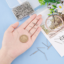 400 шт. 4-х видов трубчатых бусин из нержавеющей стали 304 STAS-UN0049-35