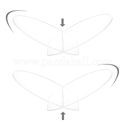 Акриловые держатели для мобильных телефонов в виде яиц&nbsp;ODIS-WH0038-103