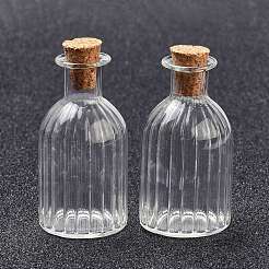 Стеклянные пробковые бутылки AJEW-O032-07
