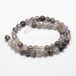 Природного кварца облако нитей бисера&nbsp;G-G736-21-8mm