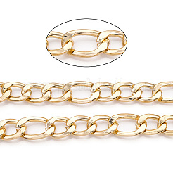 Алюминиевая граненая цепочка Фигаро CHA-N003-34KCG