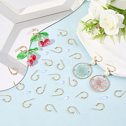 40 шт. фурнитура для сережек-гвоздиков из нержавеющей стали 304 STAS-SC0010-33G