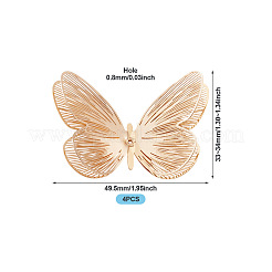 4шт латунные подвески&nbsp;KKC-TA0001-02