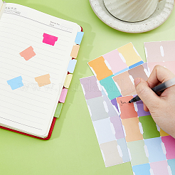 25 лист 5-х цветной бумаги с индексными вкладками&nbsp;DIY-FH0009-05