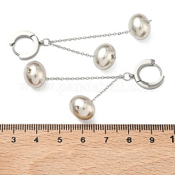 Серьги-кольца из нержавеющей стали 304&nbsp;EJEW-D350-01P