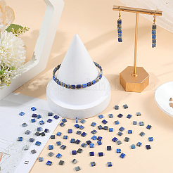 2 нити натуральных бусин из лазурита&nbsp;G-PA0001-71