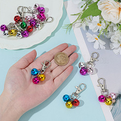 10 шт. подвеска-колокольчик из сплава и латуни AJEW-AR0004-95