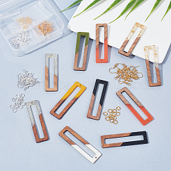 1 коробка 70 шт. наборов для самостоятельного изготовления висячих сережек DIY-OC0006-13