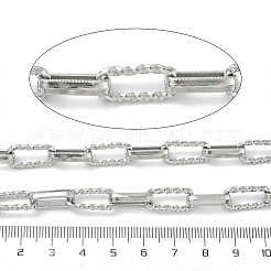 Изготовленные вручную цепочки из нержавеющей стали 304 в виде прямоугольников с витыми концами&nbsp;STAS-F341-06P