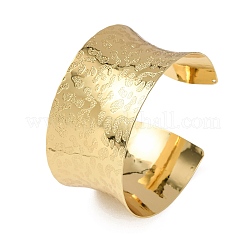Gehämmertes Messing-Manschettenarmband für Damen&nbsp;BJEW-A163-04B-G