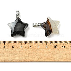 Pendentifs d'agate naturelle&nbsp;GG-K002-10K