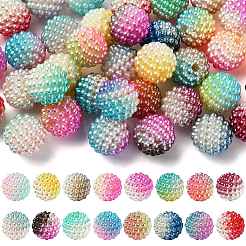 40 pz perle acriliche finte perle&nbsp;OACR-FS0002-89A-09