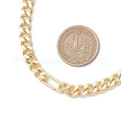 Ожерелья из латуни толщиной 8 мм в кубинском стиле для мужчин и женщин.&nbsp;NJEW-JN05881